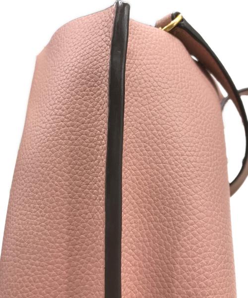 TORY BURCH（トリーバーチ）TORY BURCH (トリーバーチ) トリプルコンパートメントトートバッグ ピンクの古着・服飾アイテム