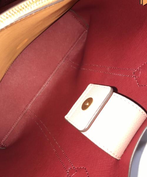 TORY BURCH（トリーバーチ）TORY BURCH (トリーバーチ) トリプルコンパートメントトートバッグ ピンクの古着・服飾アイテム
