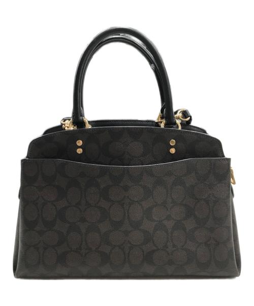 COACH（コーチ）COACH (コーチ) リリー キャリーオール シグネチャー キャンバス/ショルダーバッグ ブラウンの古着・服飾アイテム