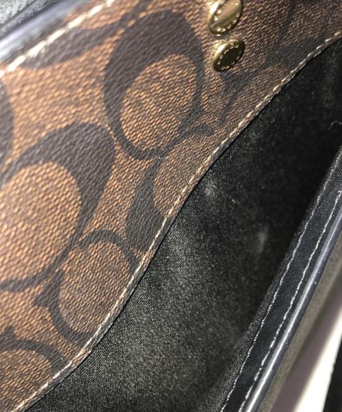 COACH（コーチ）COACH (コーチ) リリー キャリーオール シグネチャー キャンバス/ショルダーバッグ ブラウンの古着・服飾アイテム