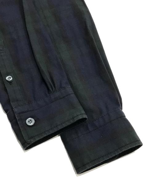 BROOKS BROTHERS（ブルックスブラザーズ）BROOKS BROTHERS (ブルックスブラザーズ) チェック柄シャツワンピース グリーン×ブラウン サイズ:2の古着・服飾アイテム