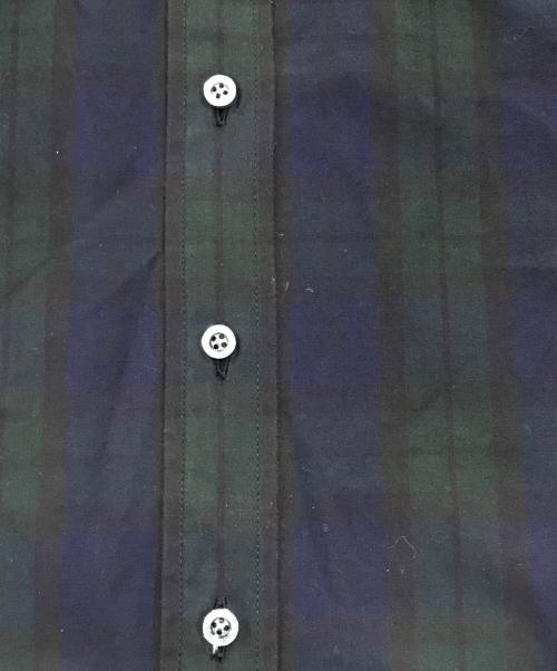 BROOKS BROTHERS（ブルックスブラザーズ）BROOKS BROTHERS (ブルックスブラザーズ) チェック柄シャツワンピース グリーン×ブラウン サイズ:2の古着・服飾アイテム