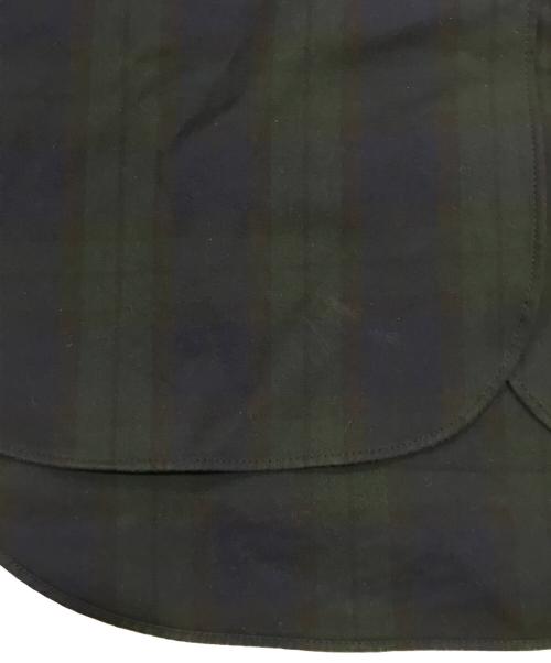 BROOKS BROTHERS（ブルックスブラザーズ）BROOKS BROTHERS (ブルックスブラザーズ) チェック柄シャツワンピース グリーン×ブラウン サイズ:2の古着・服飾アイテム