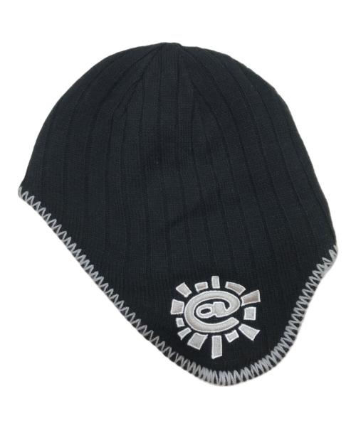 ALWAYS（オールウェイズ）ALWAYS (オールウェイズ) Ear Flap Beanie/イヤーワッチニット帽/耳当て付きニット帽/ビーニー/イヤーカフ ブラックの古着・服飾アイテム
