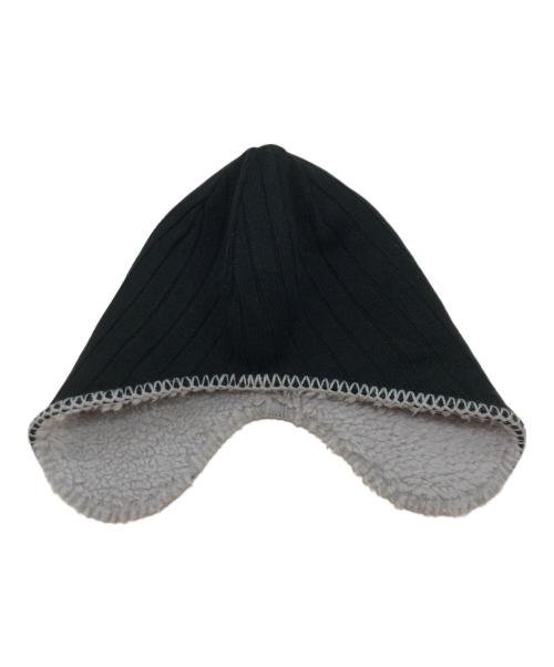 ALWAYS（オールウェイズ）ALWAYS (オールウェイズ) Ear Flap Beanie/イヤーワッチニット帽/耳当て付きニット帽/ビーニー/イヤーカフ ブラックの古着・服飾アイテム
