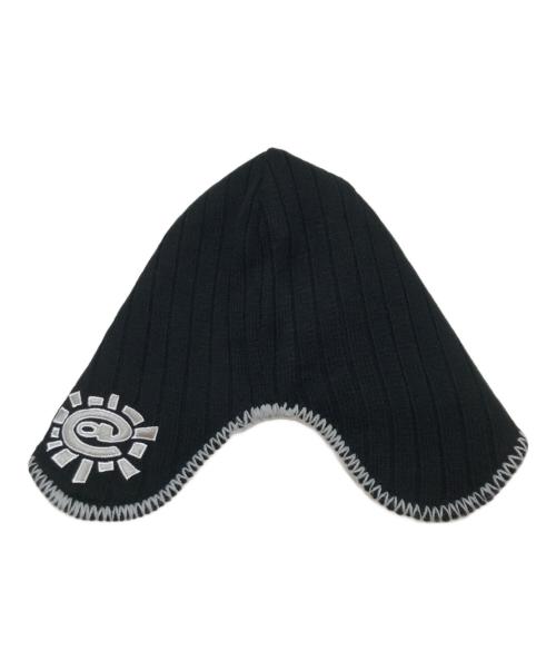 ALWAYS（オールウェイズ）ALWAYS (オールウェイズ) Ear Flap Beanie/イヤーワッチニット帽/耳当て付きニット帽/ビーニー/イヤーカフ ブラックの古着・服飾アイテム