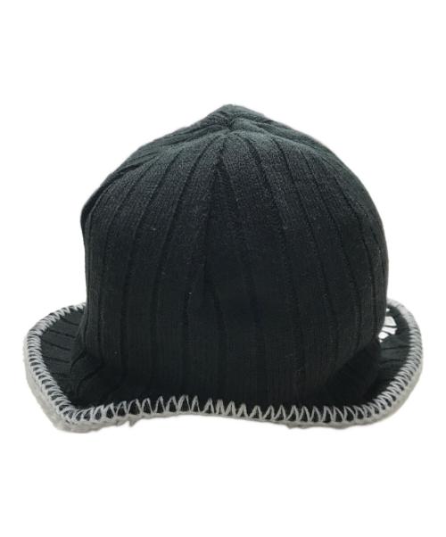 ALWAYS（オールウェイズ）ALWAYS (オールウェイズ) Ear Flap Beanie/イヤーワッチニット帽/耳当て付きニット帽/ビーニー/イヤーカフ ブラックの古着・服飾アイテム