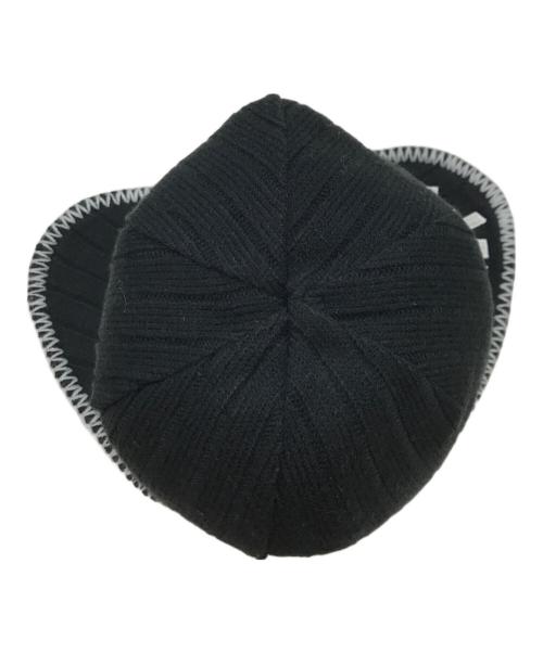 ALWAYS（オールウェイズ）ALWAYS (オールウェイズ) Ear Flap Beanie/イヤーワッチニット帽/耳当て付きニット帽/ビーニー/イヤーカフ ブラックの古着・服飾アイテム