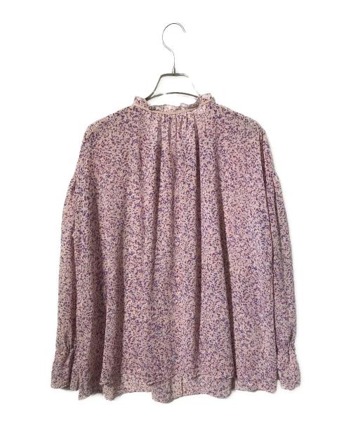 MOGA（モガ）MOGA (モガ) アクアドットPTタッセルブラウス パープル サイズ:SIZE 2の古着・服飾アイテム