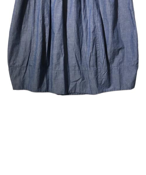 Pal'las Palace（パラスパレス）Pal'las Palace (パラスパレス) 綿麻シャンブレーワッシャーバルーンギャザースカート インディゴ サイズ:SIZE 0の古着・服飾アイテム