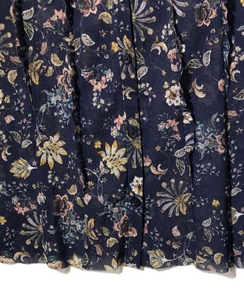 VIVIENNE TAM（ヴィヴィアンタム）VIVIENNE TAM (ヴィヴィアンタム) シアーノーカラーシャツ ネイビー サイズ:SIZE 38の古着・服飾アイテム