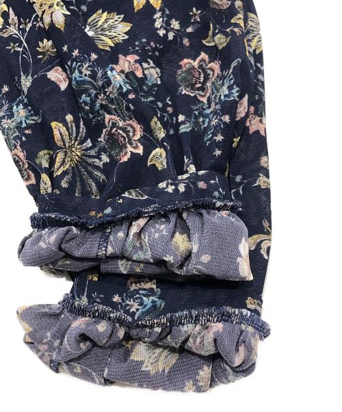 VIVIENNE TAM（ヴィヴィアンタム）VIVIENNE TAM (ヴィヴィアンタム) シアーノーカラーシャツ ネイビー サイズ:SIZE 38の古着・服飾アイテム
