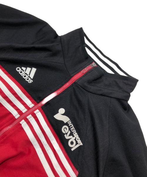 adidas（アディダス）adidas (アディダス) トラックジャケット/ジャージ ブラック×レッド サイズ:Mの古着・服飾アイテム