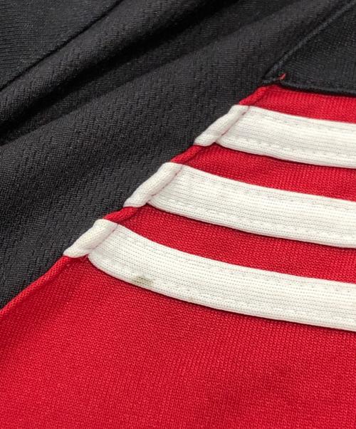 adidas（アディダス）adidas (アディダス) トラックジャケット/ジャージ ブラック×レッド サイズ:Mの古着・服飾アイテム