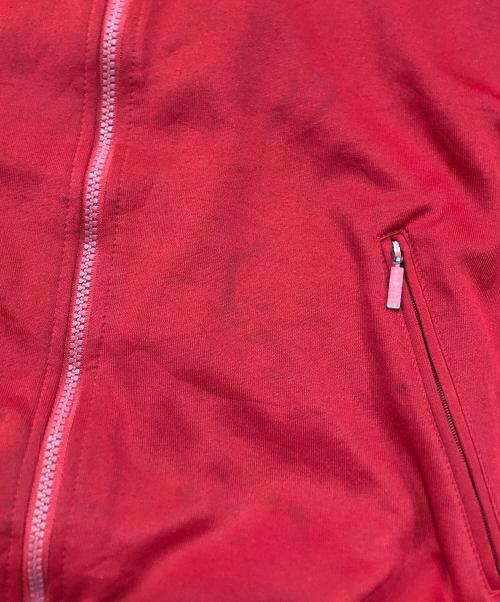 adidas（アディダス）adidas (アディダス) トラックジャケット/ジャージ ブラック×レッド サイズ:Mの古着・服飾アイテム