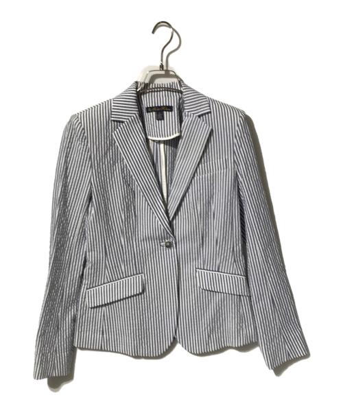 BROOKS BROTHERS（ブルックスブラザーズ）BROOKS BROTHERS (ブルックスブラザーズ) シアサッカーセットアップスーツ ブルー×ホワイト サイズ:Oの古着・服飾アイテム