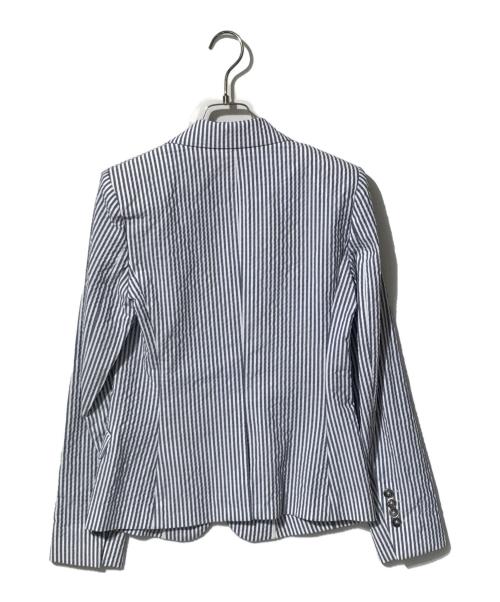 BROOKS BROTHERS（ブルックスブラザーズ）BROOKS BROTHERS (ブルックスブラザーズ) シアサッカーセットアップスーツ ブルー×ホワイト サイズ:Oの古着・服飾アイテム