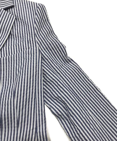 BROOKS BROTHERS（ブルックスブラザーズ）BROOKS BROTHERS (ブルックスブラザーズ) シアサッカーセットアップスーツ ブルー×ホワイト サイズ:Oの古着・服飾アイテム