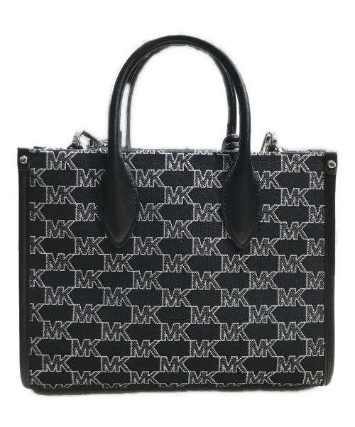 MICHAEL KORS（マイケルコース）MICHAEL KORS (マイケルコース) ミレラ スモール ショッパー トップジップ クロスボディ ブラックの古着・服飾アイテム
