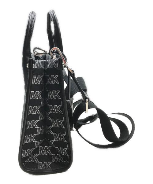 MICHAEL KORS（マイケルコース）MICHAEL KORS (マイケルコース) ミレラ スモール ショッパー トップジップ クロスボディ ブラックの古着・服飾アイテム