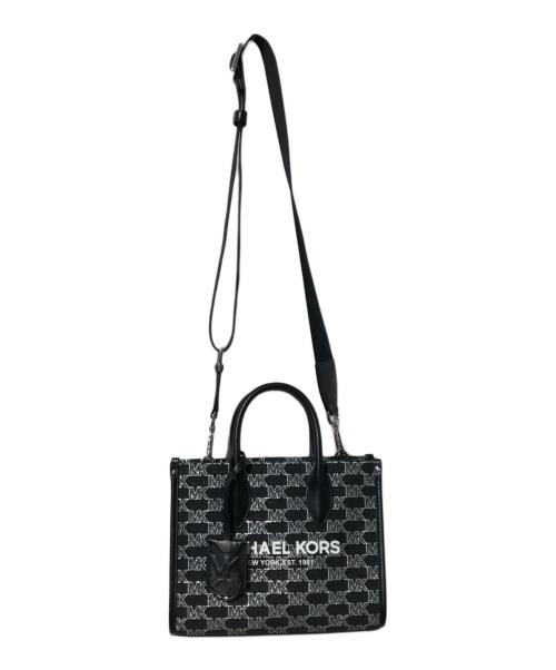 MICHAEL KORS（マイケルコース）MICHAEL KORS (マイケルコース) ミレラ スモール ショッパー トップジップ クロスボディ ブラックの古着・服飾アイテム
