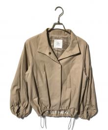 La boutique BonBon（ラブティックボンボン）の古着「ショートブルゾン」｜ベージュ