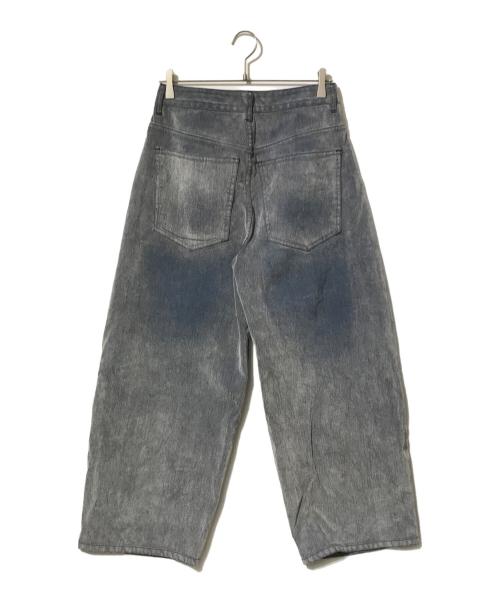 MUSUBORE（ムスボレ）MUSUBORE (ムスボレ) flocky wide denim PT インディゴ サイズ:Oの古着・服飾アイテム