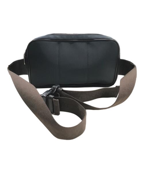 BURBERRY BLACK LABEL（バーバリーブラックレーベル）BURBERRY BLACK LABEL (バーバリーブラックレーベル) ウエストバッグ ネイビー×ブラウンの古着・服飾アイテム