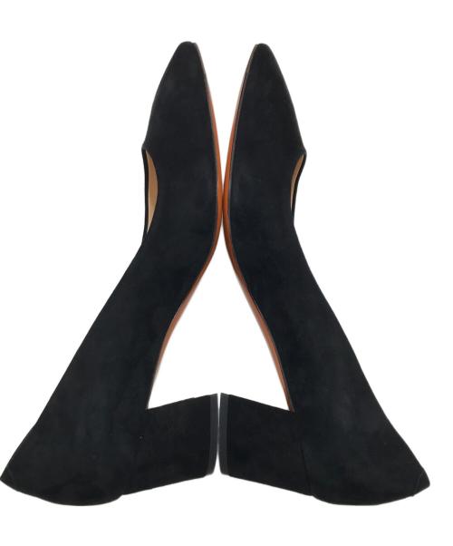 Santoni（サントーニ）Santoni (サントーニ) ポインテッドトゥパンプス ブラック サイズ:23.5の古着・服飾アイテム