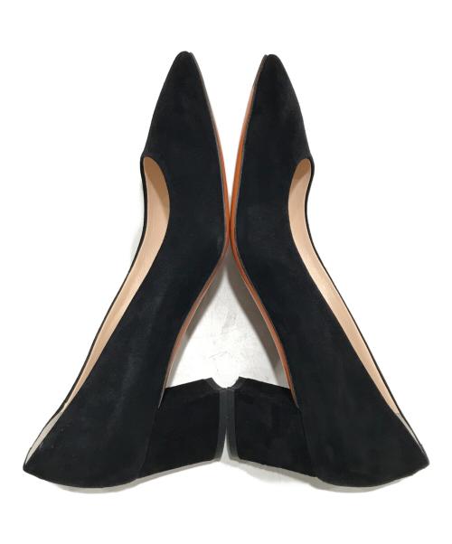 Santoni（サントーニ）Santoni (サントーニ) ポインテッドトゥパンプス ブラック サイズ:23.5の古着・服飾アイテム