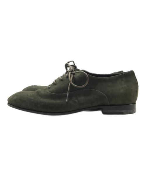 Santoni（サントーニ）Santoni (サントーニ) スエードレースアップシューズ カーキ サイズ:23.5の古着・服飾アイテム