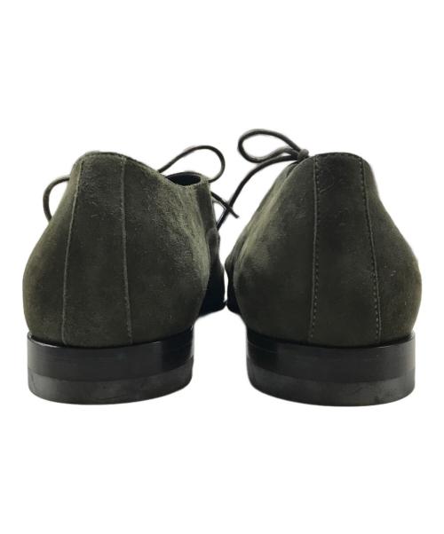 Santoni（サントーニ）Santoni (サントーニ) スエードレースアップシューズ カーキ サイズ:23.5の古着・服飾アイテム