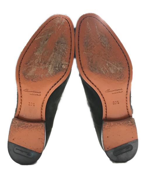 Santoni（サントーニ）Santoni (サントーニ) スエードレースアップシューズ カーキ サイズ:23.5の古着・服飾アイテム