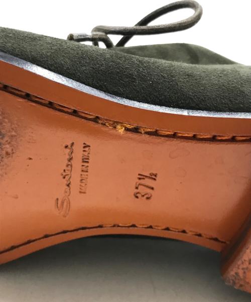 Santoni（サントーニ）Santoni (サントーニ) スエードレースアップシューズ カーキ サイズ:23.5の古着・服飾アイテム