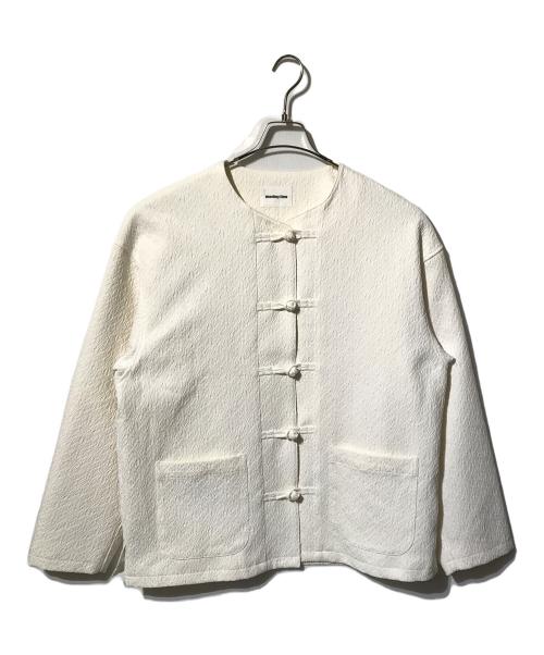 MONKEY TIME（モンキータイム）MONKEY TIME (モンキータイム) チャイナボタンジャケット/クーリーコート アイボリー サイズ:XLの古着・服飾アイテム