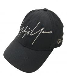 Yohji Yamamoto pour homme×New Era（ヨウジヤマモト プールオム×ニューエラ）の古着「キャップ」｜ブラック