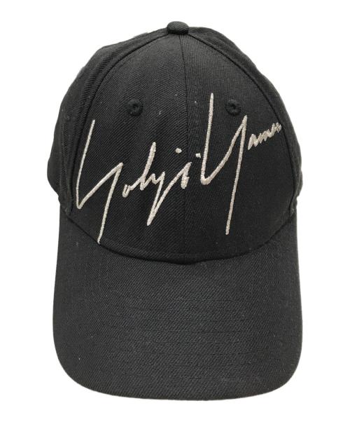 Yohji Yamamoto pour homme（ヨウジヤマモト プールオム）Yohji Yamamoto pour homme (ヨウジヤマモト プールオム) New Era (ニューエラ) キャップ ブラックの古着・服飾アイテム