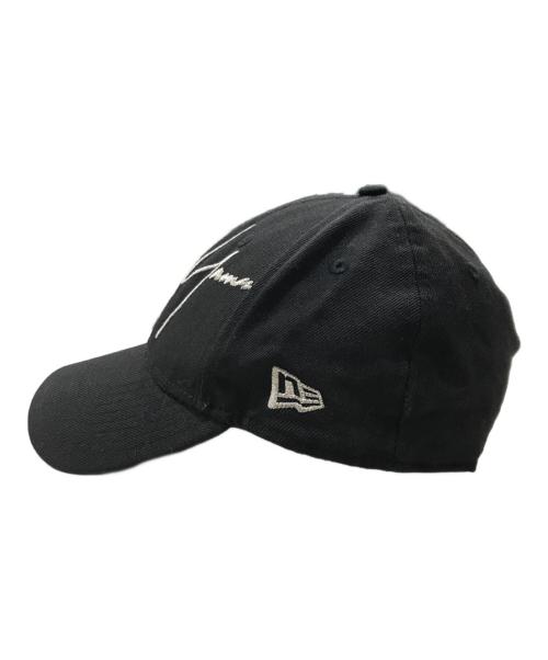Yohji Yamamoto pour homme（ヨウジヤマモト プールオム）Yohji Yamamoto pour homme (ヨウジヤマモト プールオム) New Era (ニューエラ) キャップ ブラックの古着・服飾アイテム