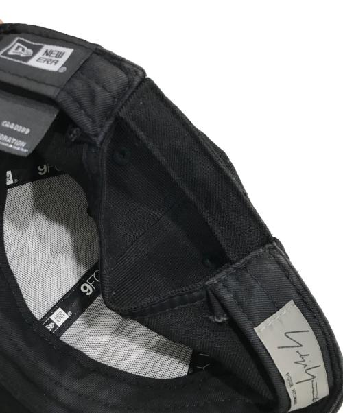 Yohji Yamamoto pour homme（ヨウジヤマモト プールオム）Yohji Yamamoto pour homme (ヨウジヤマモト プールオム) New Era (ニューエラ) キャップ ブラックの古着・服飾アイテム