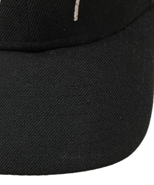 Yohji Yamamoto pour homme（ヨウジヤマモト プールオム）Yohji Yamamoto pour homme (ヨウジヤマモト プールオム) New Era (ニューエラ) キャップ ブラックの古着・服飾アイテム