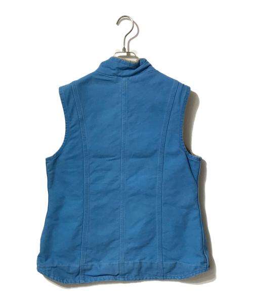 CarHartt（カーハート）CarHartt (カーハート) ダックベスト ブルー サイズ:Sの古着・服飾アイテム
