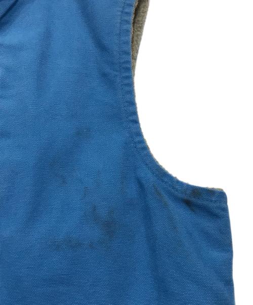 CarHartt（カーハート）CarHartt (カーハート) ダックベスト ブルー サイズ:Sの古着・服飾アイテム