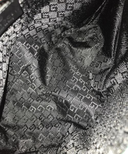 GUCCI（グッチ）GUCCI (グッチ) シェリーライン ナイロン ウエストポーチ ブラックの古着・服飾アイテム