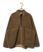 Graphpaperグラフペーパー）の古着「ウールボアハイネックプルオーバー」｜ブラウン