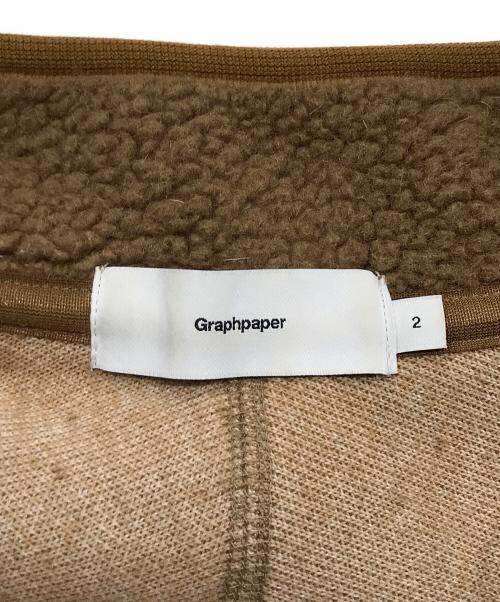 Graphpaper（グラフペーパー）Graphpaper (グラフペーパー) ウールボアハイネックプルオーバー ブラウン サイズ:2の古着・服飾アイテム
