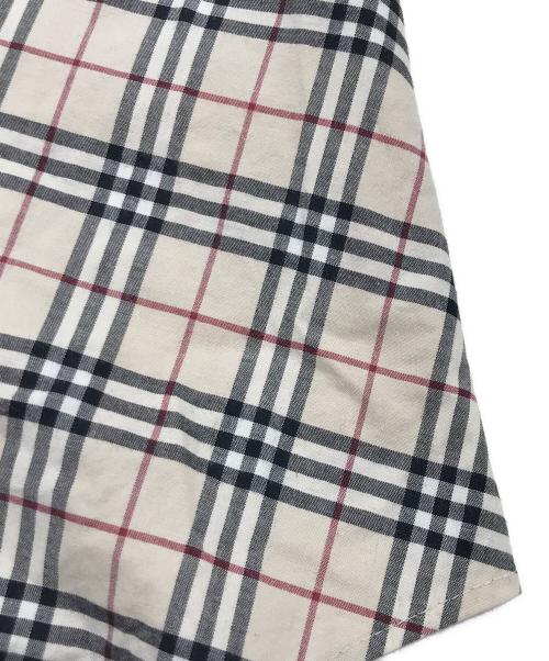 BURBERRY BLUE LABEL（バーバリー ブルー レーベル）BURBERRY BLUE LABEL (バーバリー ブルー レーベル) ノヴァチェックノースリーブシャツ ベージュ サイズ:38の古着・服飾アイテム