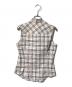 BURBERRY BLUE LABEL (バーバリー ブルー レーベル) ノヴァチェックノースリーブシャツ ベージュ サイズ:38：6000円