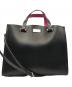 Kate Spade（ケイトスペード）の古着「2WAYバッグ」｜ブラック×ピンク
