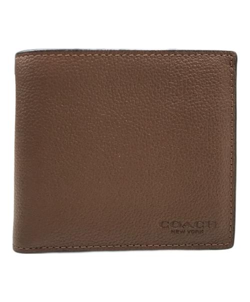 COACH（コーチ）COACH (コーチ) 2つ折り財布 ブラウンの古着・服飾アイテム