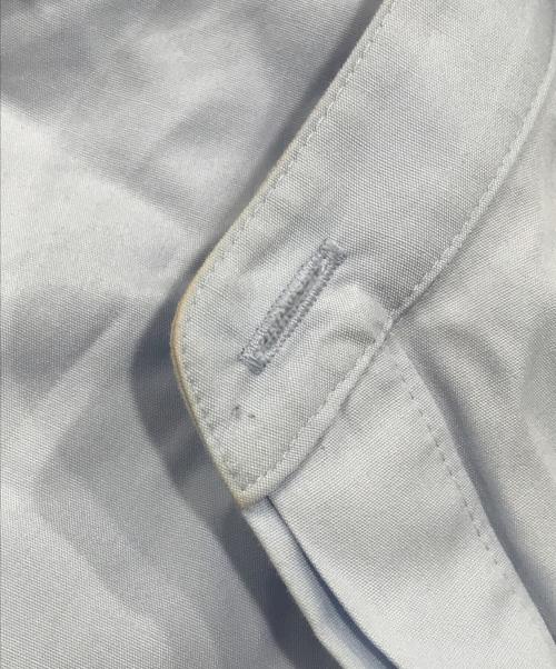 LE PHIL（ル フィル）LE PHIL (ル フィル) ショートタイプライターギャザーブラウス ブルー サイズ:freeの古着・服飾アイテム